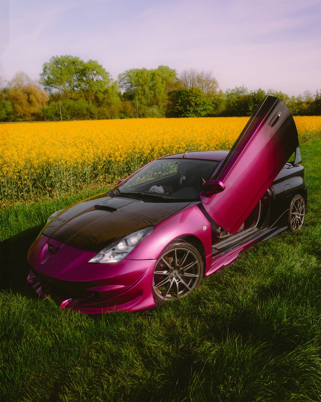 Toyota Celica Ganzlackierung Pink-Schwarz — Referenzprojekt Smart Repair Buschel Ketsch